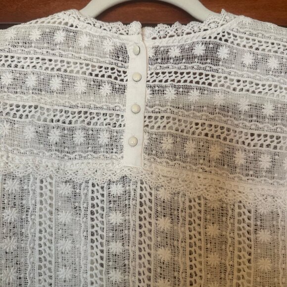 Sézane Madeleine Blouse in Ecru - Picture 8 of 9